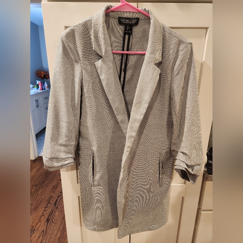 Rachel Zoe large gray blazer